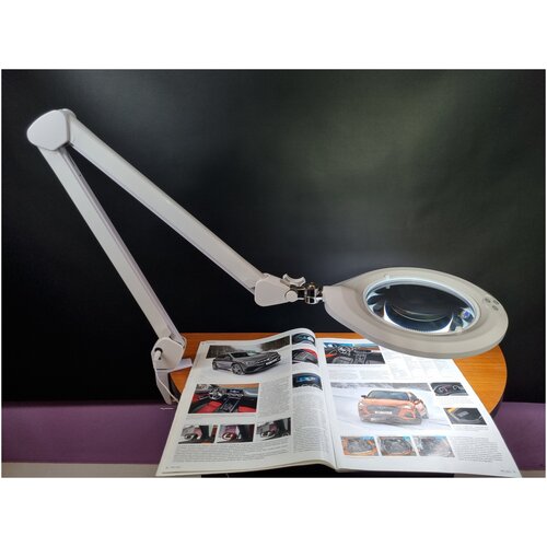 Светодиодная увеличительная лампа-лупа Neokip 8062D6LED-3D линза 7” (17