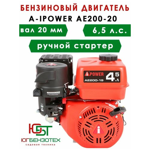 Бензиновый двигатель A-IPOWER AE200-20 (вал 20
