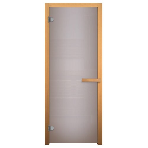 Дверь стеклянная Сатин Матовая 1800х700мм (6мм
