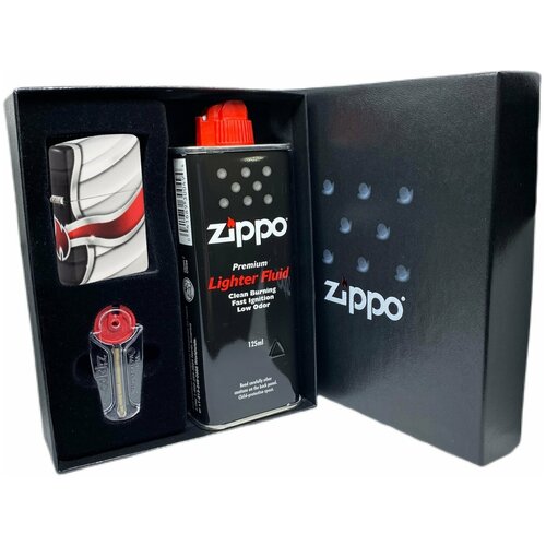 Подарочный набор ZIPPO ( Зажигалка ZIPPO 49357 Flame Design