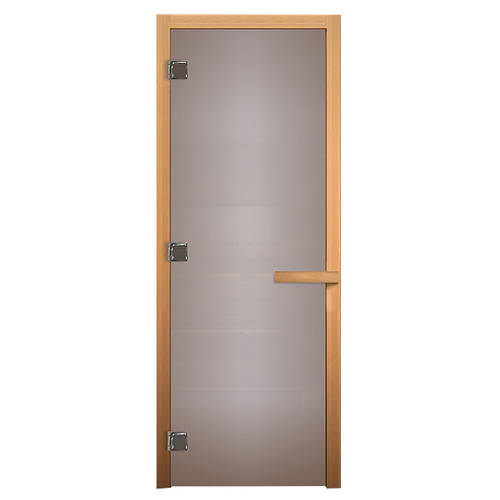 Дверь стеклянная Сатин Матовая 1800х700мм (8мм