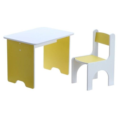 Комплект мебели «Бело-лимонный»