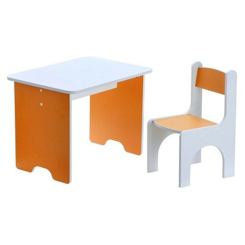 Комплект мебели "Бело-оранжевый"