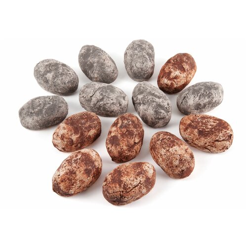 Набор из 14 смешанных серых и коричневых камней для биокаминов