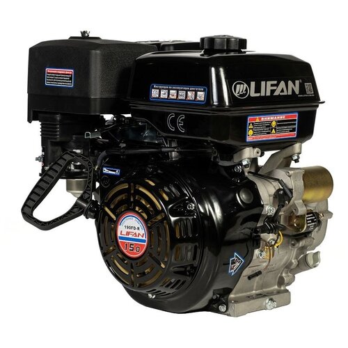Двигатель Lifan бензиновый 190FD-R (15 л.с.