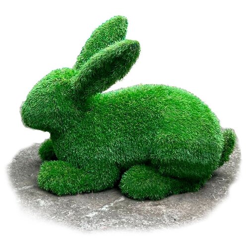 Садовая фигура топиари Кролик (лежит) из искусственного газона