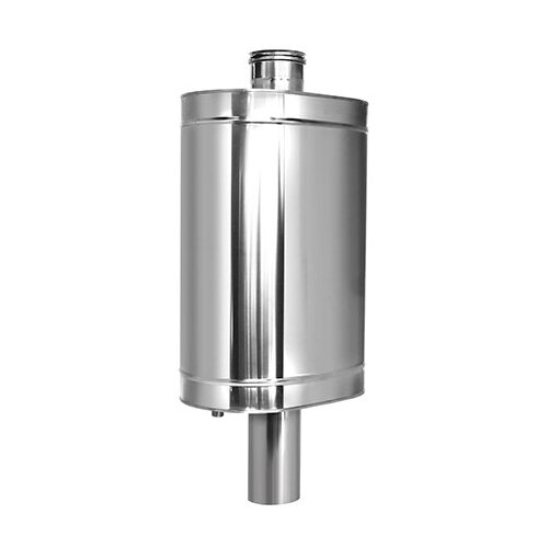 Бак водонагревательный Дымок для дымоходов d115 мм с трубой 64 л AISI 439