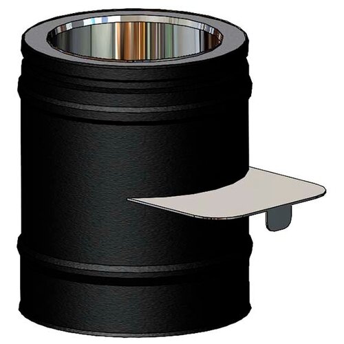 Дымоход Schiedel Permeter 25 Шибер (задвижка) (⌀ 150/200 мм)(Черный цвет)