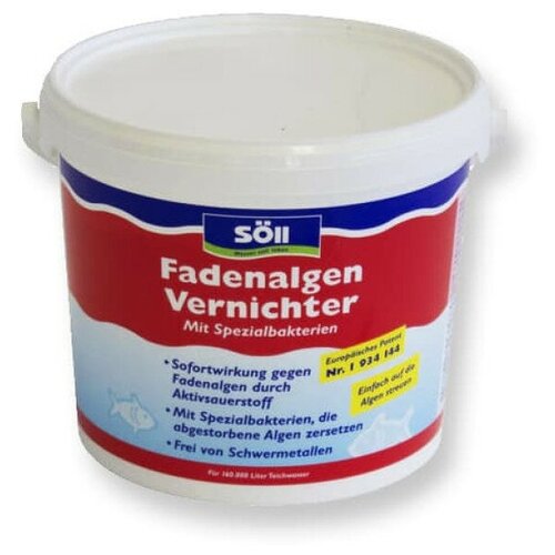 Средство против нитевидных водорослей Fadenalgenvernichter 5 кг