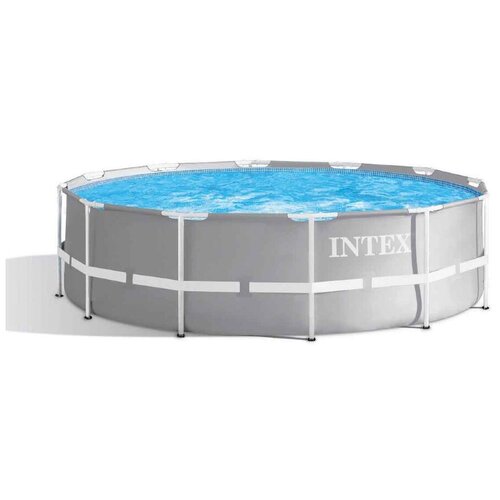 INTEX Каркасный бассейн 26712 Intex Prism Frame 366*76 см серый