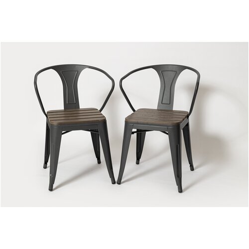 Комплект из 2-х садовых стульев PC-630 коричневый