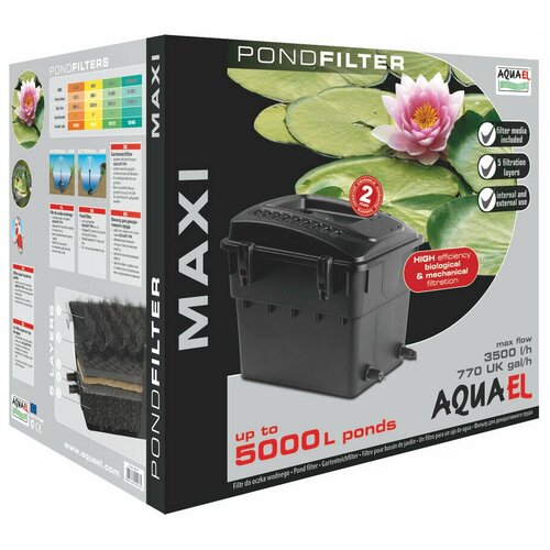 Фильтр для пруда Aquael MAXI 1 /для водоемов до 10000 л/