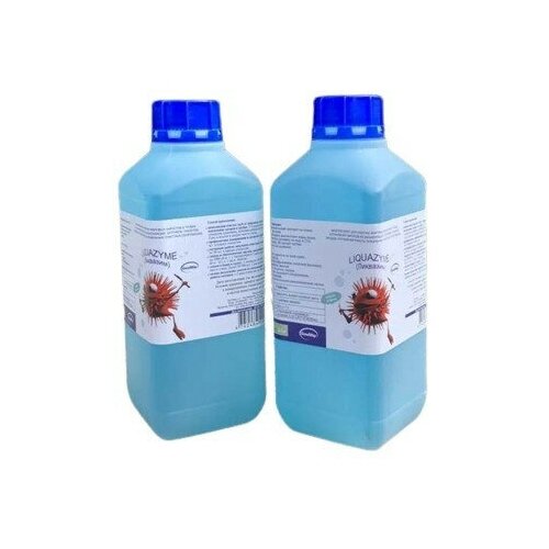 Бактерии для септиков liquazyme 2 литра ( 1 литр 2 штуки ) ( для чистки труб )