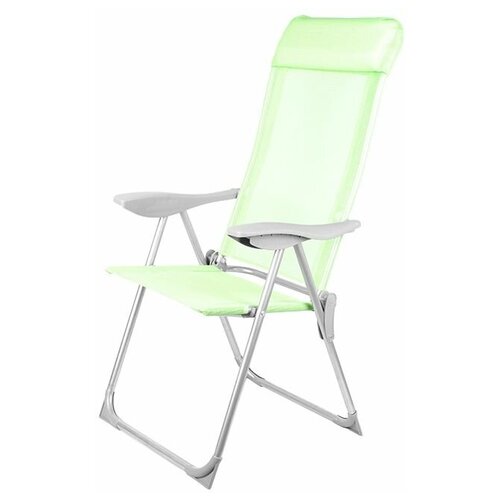 Кресло-шезлонг складное 'Твой Пикник' 38х58х110 см зеленый GB-009