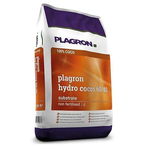 Кокосовый субстрат Plagron Hydro cocos 60/40 45л (60% Euro Pebbles