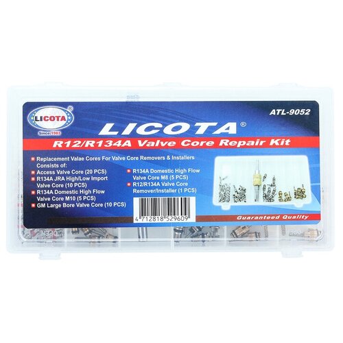 Комплект ниппелей для кондиционеров R12/R134 Licota ATL-9052