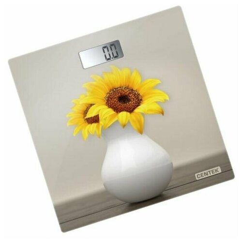 Весы напольные / Centek CT-2428 Sunflower / 28х28 см / До 180 кг