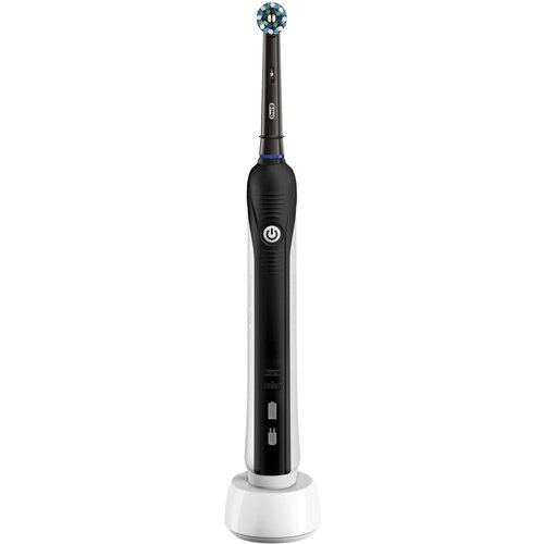 вибрационная зубная щетка Oral-B Pro 750 + футляр + 8 насадок + 6 зубочисток + пресс для пасты