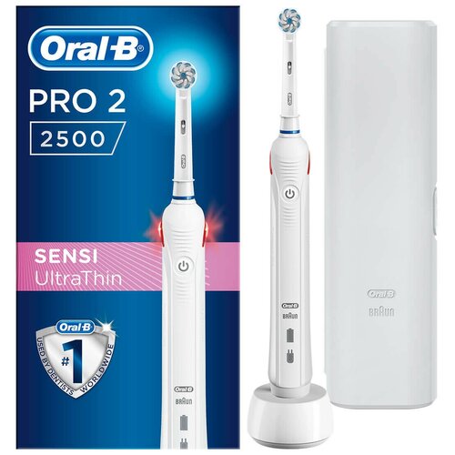 Электрическая зубная щетка Oral-B Pro 2 2500 Sensi UltraThin