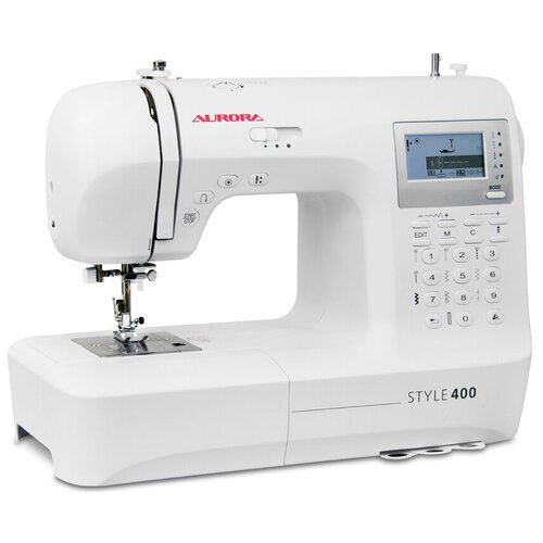 Швейная машина Aurora Style 400 Белый шелк / 404 программы для шитья / Компьютерная Аврора Стайл 400