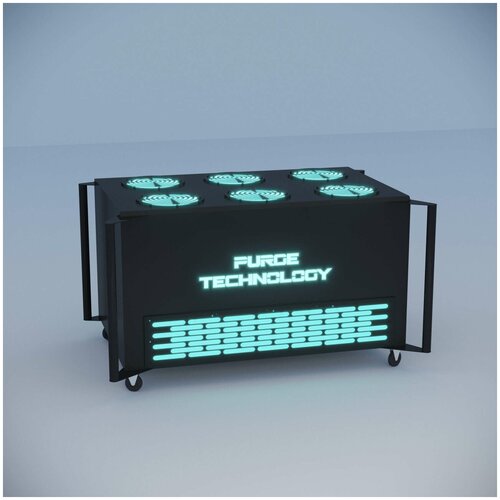 Бактерицидный UF рециркулятор воздуха Purge Technology PТ-017 тайфун (Черный)