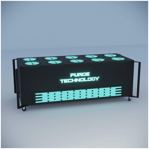 Бактерицидный UF рециркулятор воздуха Purge Technology PТ-018 ураган (Черный)