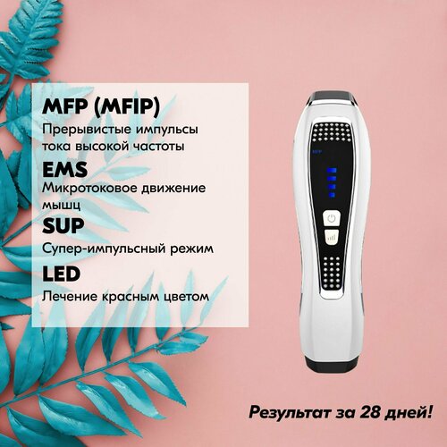 Косметологический аппарат микротоки для лица EMS массажер для лица и RF лифтинг аппарат для лица Beauty Fresh MX-1 Миостимуляция MFP