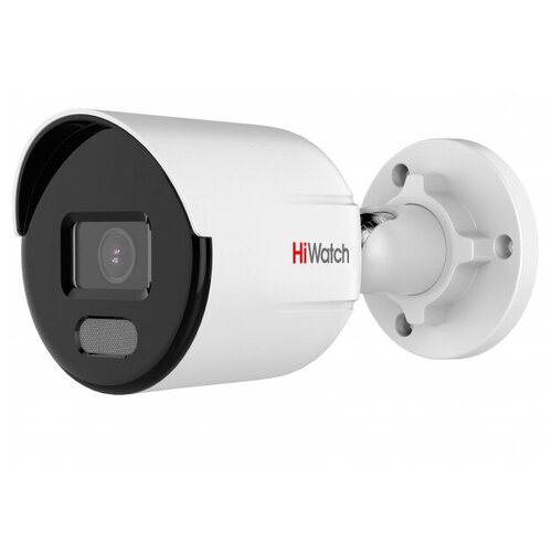 HiWatch Видеонаблюдение DS-I450L B 4 mm Видеокамера IP 4-4мм цветная корп: белый
