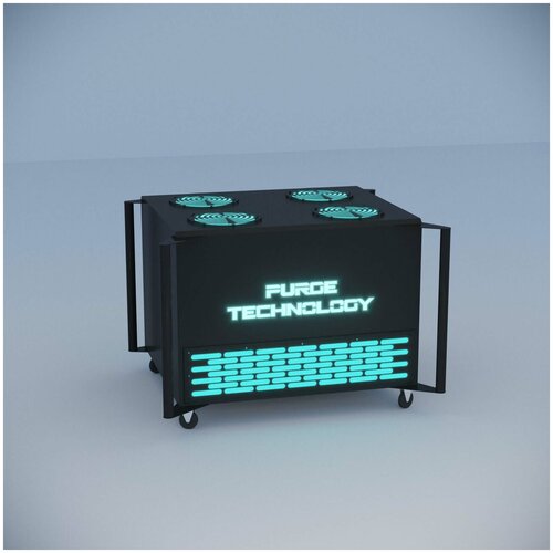 Бактерицидный UF рециркулятор воздуха Purge Technology PТ-016 торнадо (Черный)