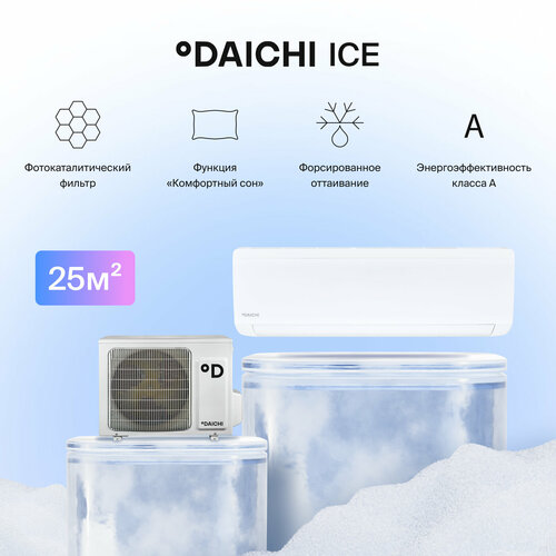 Настенная сплит-система Daichi Ice ICE25AVQ1-1/ICE25FV1-1