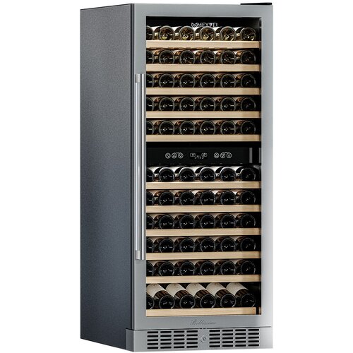 Винный холодильный шкаф Meyvel MV116-KST2 компрессорный (встраиваемый / отдельностоящий холодильник для вина на 116 бутылок)