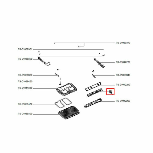 Модуль управления для грилей Tefal OptiGrill Inox 5 Levels (TS-01042251)