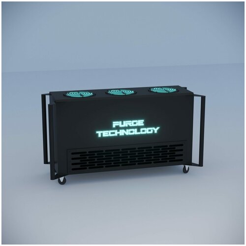 Бактерицидный UF рециркулятор воздуха Purge Technology PТ-015 смерч (Черный)