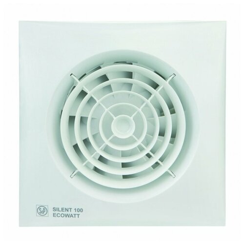 Электрическая вытяжка для ванной Soler & Palau SILENT-100 CHZ ECOWATT вентиляционная