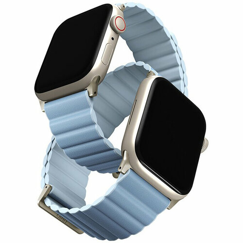 Ремешок Uniq Revix Premium Edition для Apple Watch 38/40/41 мм голубой (41MM-REVPARTSBLU)