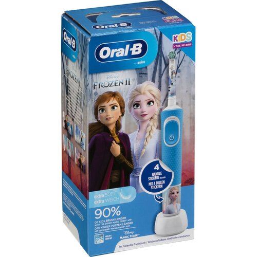 Электрическая зубная щетка Oral-B Vitality Kids D100.423.2K Frozen в подарочной упаковке
