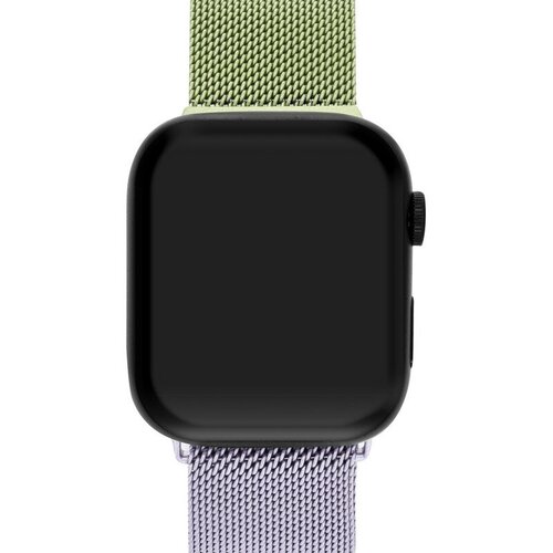 Ремешок для Apple Watch Series 4 44 мм Mutural металлический Зелёно-фиолетовый