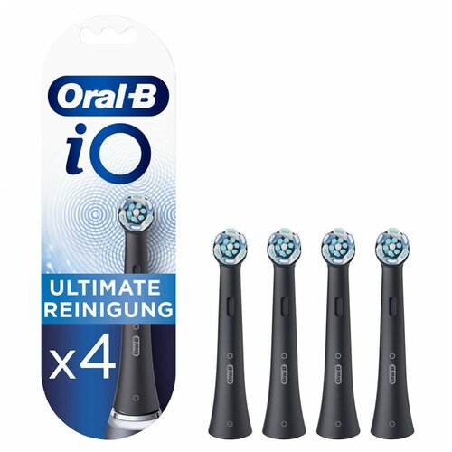 Насадки для зубных щеток Oral-B iO Ultimate Clean Black 4 шт