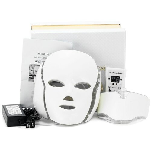 Светодиодная LED маска с функцией микротоков для ухода за кожей