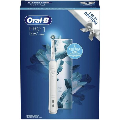 Электрическая зубная щетка Oral-B Pro 1/D16.513.1UX CrossAction White