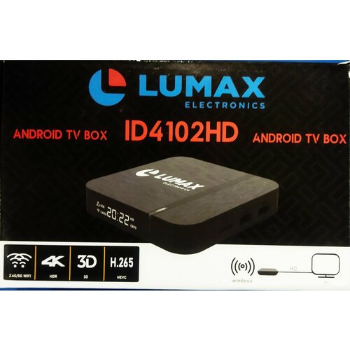 Mедиаплеер и Android Smart IPTV-приставка Lumax ID4102HD