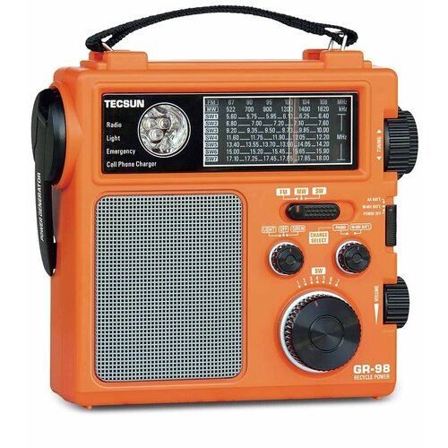 Цифровой радиоприемник для экстремальных условий Tecsun GR-98 (export version) orange