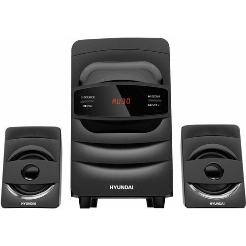 Минисистема HYUNDAI H-MS1404 черный 30Вт FM USB BT SD