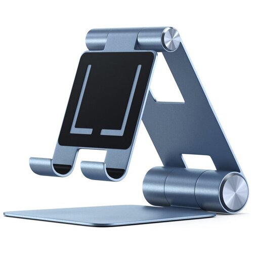 Настольная подставка Satechi R1 Aluminum Multi-Angle Tablet Stand для мобильных устройств. Материал алюминий. Цвет синий