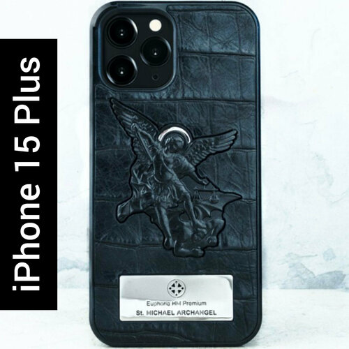 Чехол iPhone 15 Plus / Euphoria HM Michael Archangel - Euphoria HM Premium - Архангел Михаил