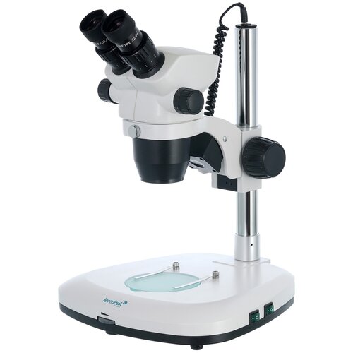 Микроскоп LEVENHUK ZOOM 1B белый/черный