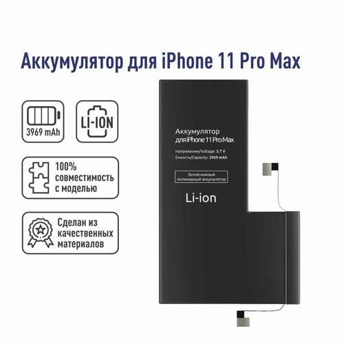 Литий-Ионный Полимерный Аккумулятор для iPhone 11 Pro Max