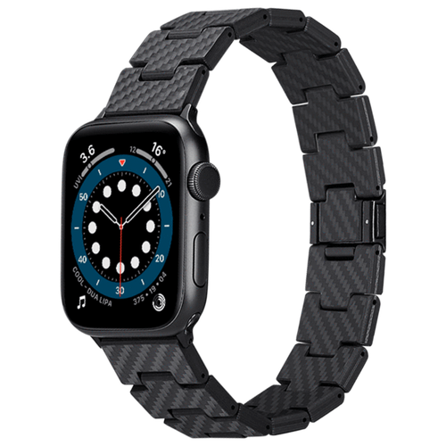 Браслет/ PITAKA Carbon Fiber Retro для Apple Watch 42/44/45mm/Ремешок PITAKA для Apple Wach