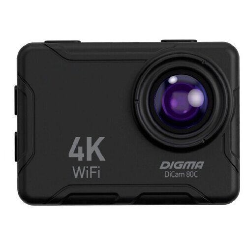 Экшн-камера DIGMA DiCam 80C черный