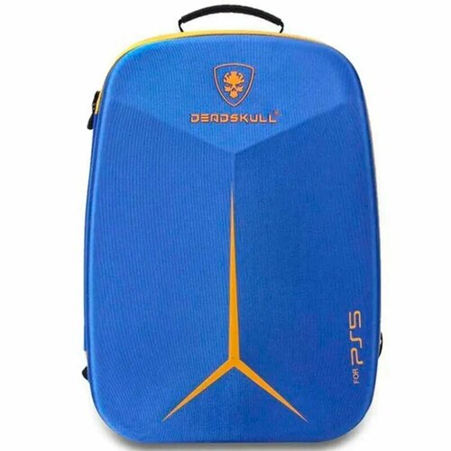 Рюкзак для хранения и перевозки игровой приставки Sony PlayStation 5 и геймпадов Travele Deadskull Blue (Синий) (PS5)